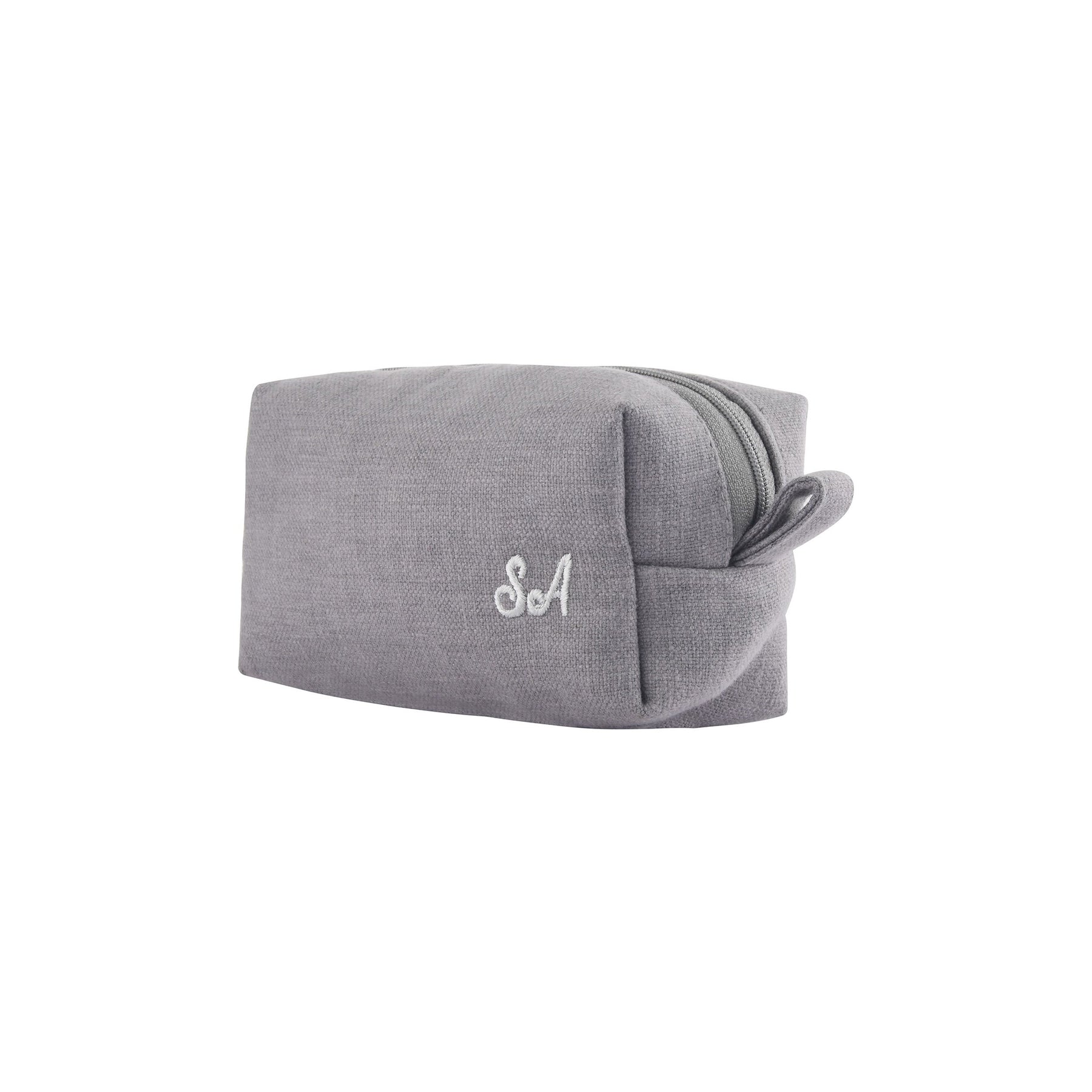 Personalised Black Leather Cosmetic Pouch | Gifts Australia